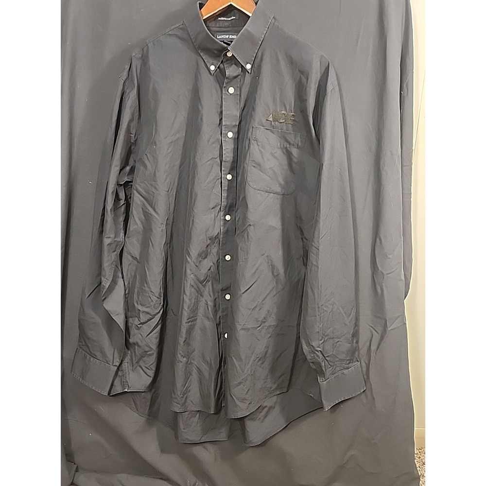 Lands End Buttonup ACE Shirt Mens Large Tall
